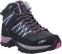 CMP Women's Rigel Mid Trekking Shoes Waterproof Wandelschoenen zwart blauw - Thumbnail 6