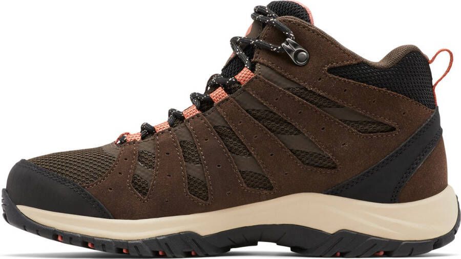 Columbia Redmond III Mid Wandelschoenen Dames Waterdicht Bergschoenen Dames Donkerbruin