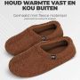 Comfeet Pantoffels Dames Sloffen Beige Anti-slip - Thumbnail 6