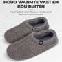 Comfeet Pantoffels Dames Sloffen Grijs Anti-slip - Thumbnail 4