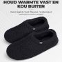 Comfeet Pantoffels Dames Sloffen Zwart Anti-slip - Thumbnail 28