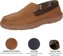 Comfeet Pantoffels Heren Sloffen Mocassins Cognac Anti-slip - Thumbnail 3