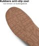 Comfeet Pantoffels Heren Sloffen Mocassins Cognac Anti-slip - Thumbnail 4