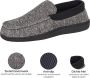 Comfeet Pantoffels Heren Sloffen Mocassins Grijs Anti-slip - Thumbnail 4