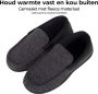 Comfeet Pantoffels Heren Sloffen Mocassins Zwart Anti-slip - Thumbnail 12