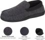 Comfeet Pantoffels Heren Sloffen Mocassins Zwart Anti-slip - Thumbnail 10