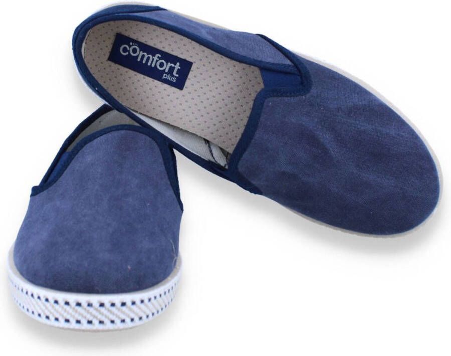 Comfort Plus Heren Mocassin Blauw