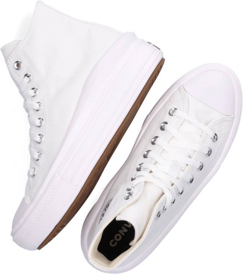 Converse Chuck Taylor All Star Move Hi Hoge sneakers Dames Wit