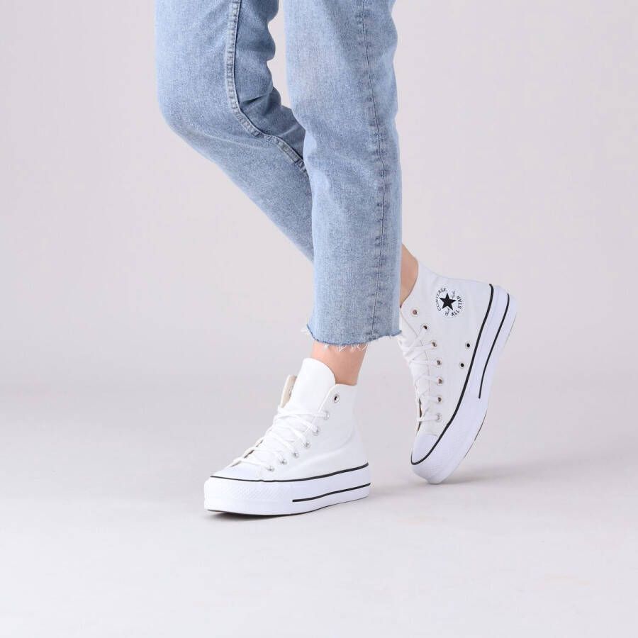 Converse Chuck Taylor All Star Move Hi Platform Hoge sneakers Dames Wit