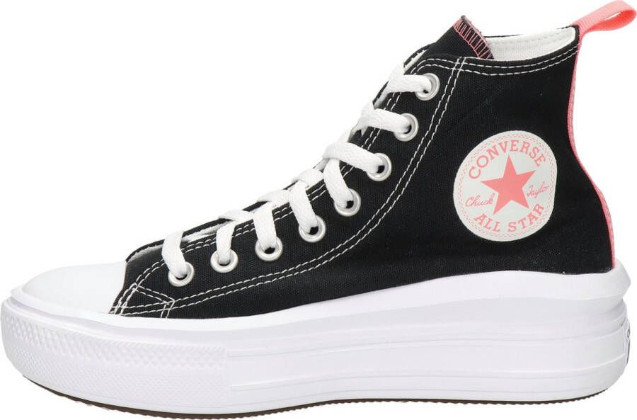 Converse Chuck Taylor All Star Move Platform dames sneaker Zwart multi