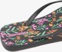 Copacabana dames teenslippers met bloemenprint Zwart - Thumbnail 8