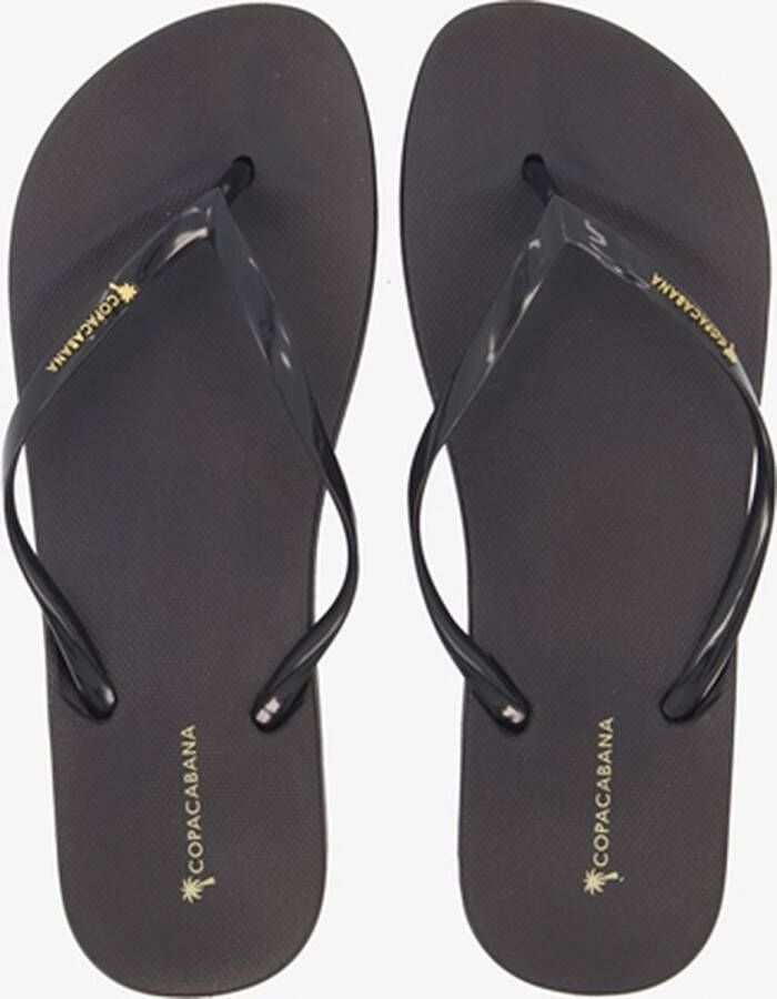 Copacabana teenslippers zwart