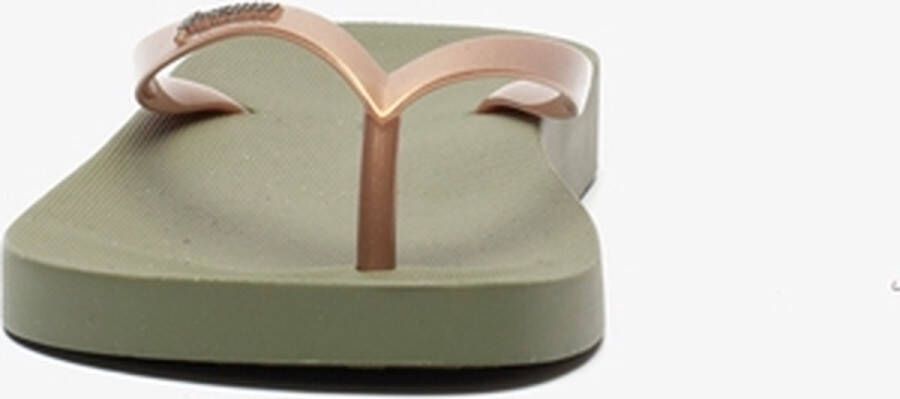 Copacabana vegan dames teenslippers groen