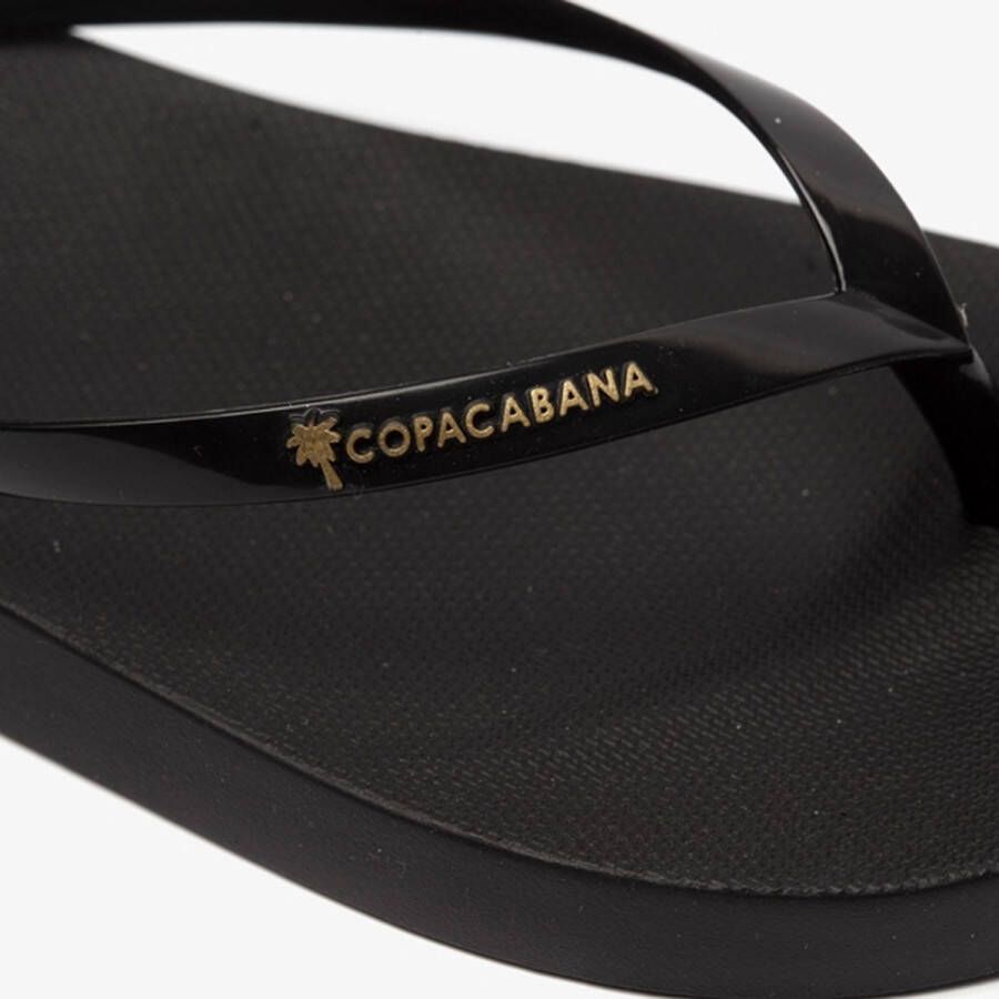 Copacabana vegan teenslippers zwart