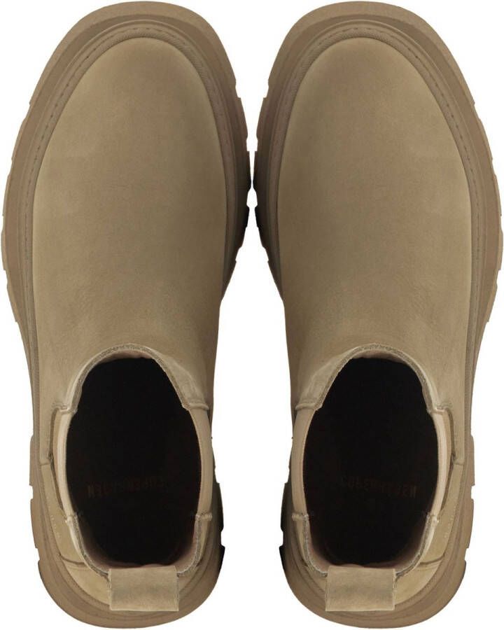 Copenhagen Chelsea boots Dames Laarzen Damesschoenen Nubuck CPH686 Taupe