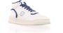 Copenhagen Studios Copenhagen hoge sneaker Boralis wit blauw - Thumbnail 4