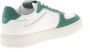 Copenhagen Studios Wit Groen Leren Dames Sneakers White Dames - Thumbnail 11