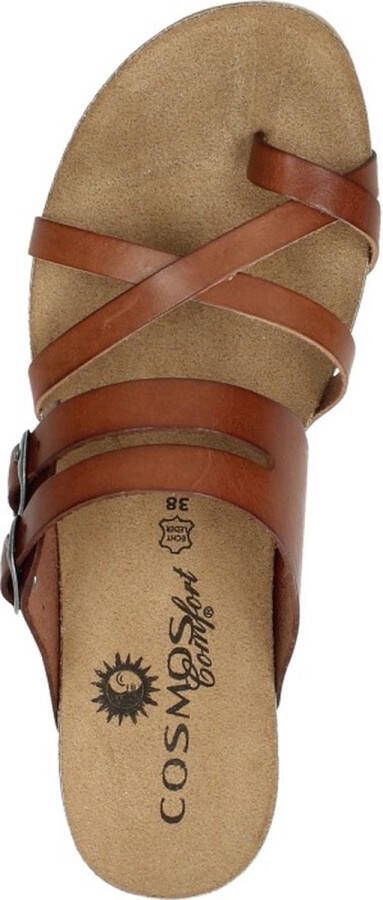 COSMOS Dames slippers Teenslippers cognac - Foto 9