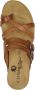 COSMOS Dames slippers Teenslippers cognac - Thumbnail 12