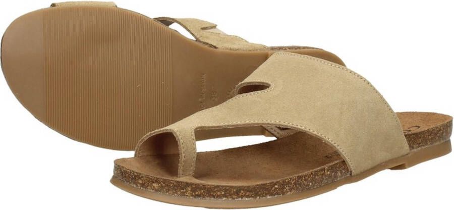 COSMOS Teenslippers beige