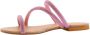 Cristian Daniel Stijlvolle Zomer Slippers Pink Dames - Thumbnail 2