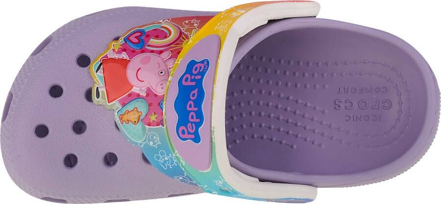 Crocs Classic Fun I am Peppa Pig T Clog 207915-530 voor meisje Purper Slippers