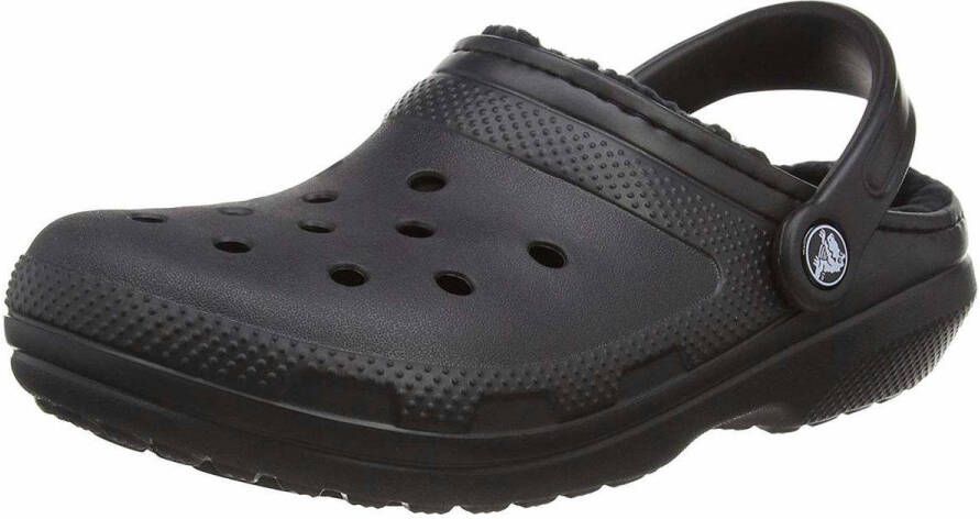 Crocs Pantoffels Classic Lined Clog tuin schoen slippers klomp met knuffelig nepleer - Foto 10