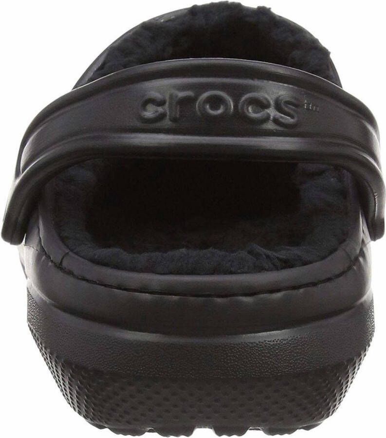 Crocs Pantoffels Classic Lined Clog tuin schoen slippers klomp met knuffelig nepleer