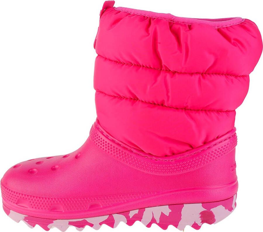 Crocs Classic Neo Puff Boot Kids 207684-6X0 voor Roze Sneeuw laarzen