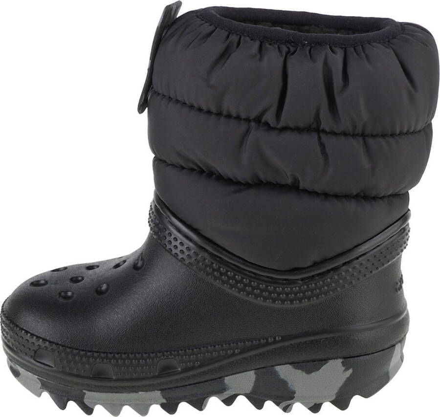 Crocs Classic Neo Puff Boot Toddler 207683-001 voor een jongen Zwart Sneeuw laarzen