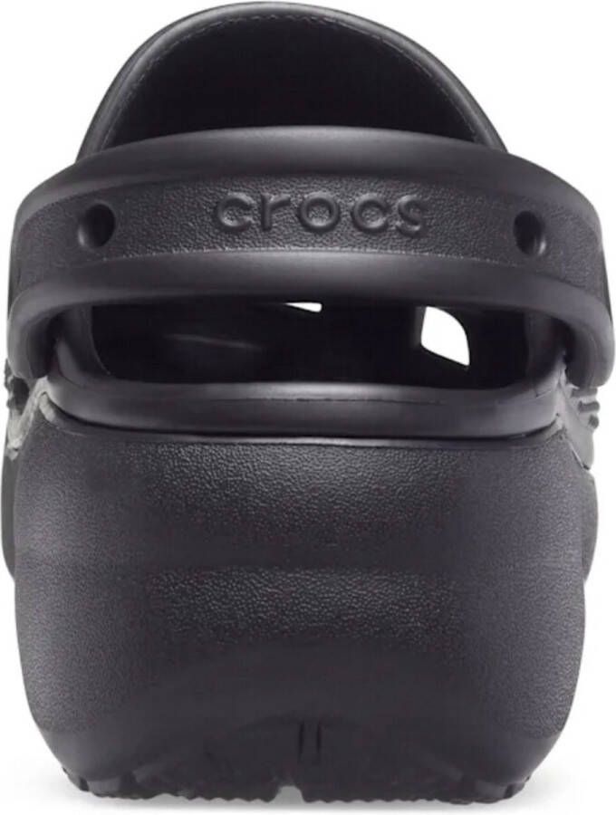 Crocs Classic Platform Clog Women Plateauzool Clogs Zwart