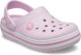 Crocs Crockband clog t rose ballerina streepje aan zijkant Kinderen Kleur Roze) - Thumbnail 6