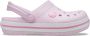 Crocs Crockband clog t rose ballerina streepje aan zijkant Kinderen Kleur Roze) - Thumbnail 7