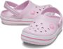 Crocs Crockband clog t rose ballerina streepje aan zijkant Kinderen Kleur Roze) - Thumbnail 10