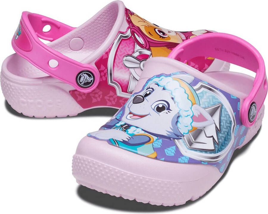 Crocs Fun Lab Paw Patrol Patch Kleuter Klompen Roze Meisje