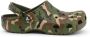 Crocs Clogs Classic Printed Camo clogs summer shoe garden shoe pool slides with allover pattern - Thumbnail 14