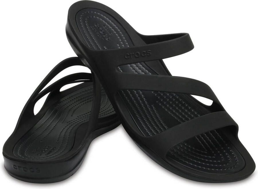 Crocs Badslippers Swiftwater Sandal met zacht genopte binnenzool