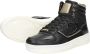 Cruyff Beige High Top Sneakers met Zwarte Accenten Black Heren - Thumbnail 15