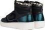 Cruyff Campo High Lux Hoge sneakers Leren Sneaker Dames Zwart - Thumbnail 15