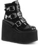 Demonia 5 = | SWING 105 | 5 1 2 PF Ankle Boot w 3 Buckle Straps Back Zip - Thumbnail 5