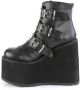 Demonia 5 = | SWING 105 | 5 1 2 PF Ankle Boot w 3 Buckle Straps Back Zip - Thumbnail 6