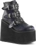 Demonia 5 = | SWING 105 | 5 1 2 PF Ankle Boot w 3 Buckle Straps Back Zip - Thumbnail 8