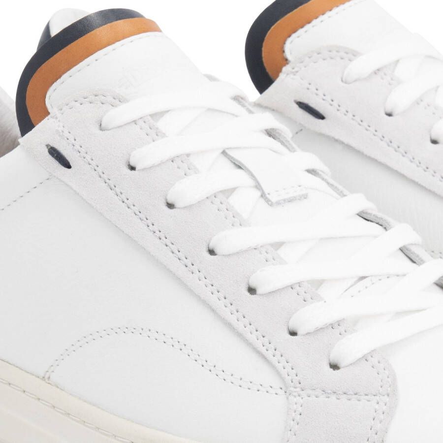 DEN BROECK DenBroeck Beekman St. Leren Heren Sneakers Veterschoenen mannen Wit Leer