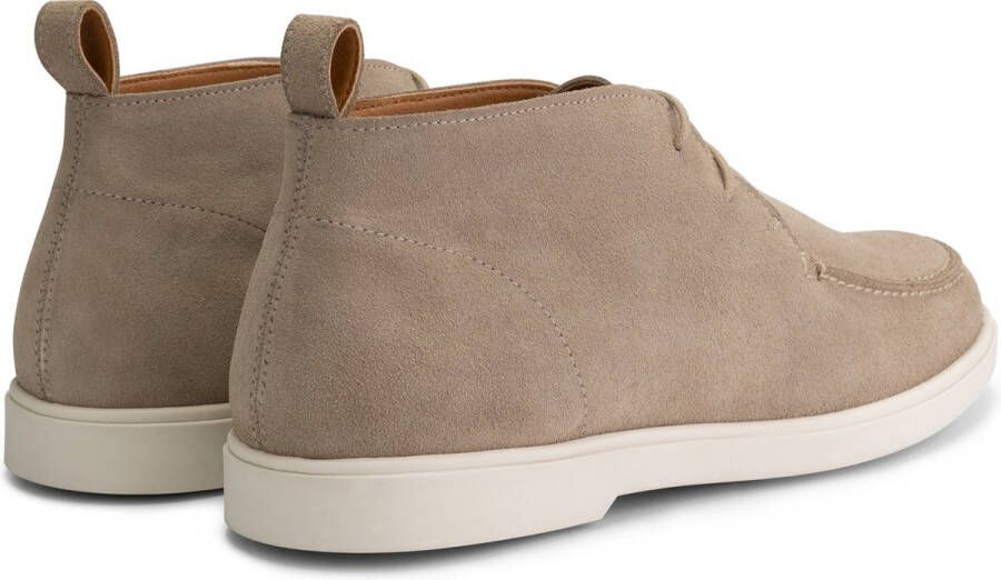 DEN BROECK DenBroeck Murray St. Halfhoge instappers heren Suede leren schoenen Desert boots Beige leer