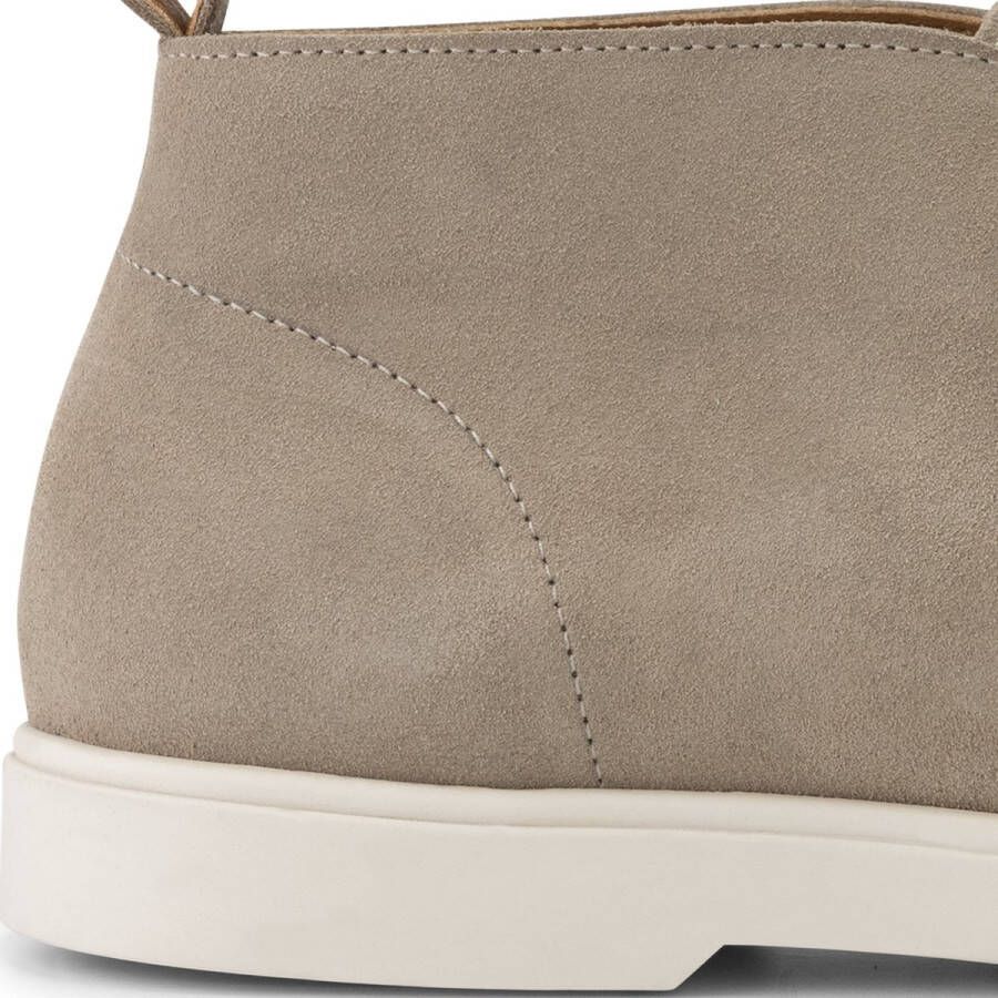 DEN BROECK DenBroeck Murray St. Halfhoge instappers heren Suede leren schoenen Desert boots Beige leer