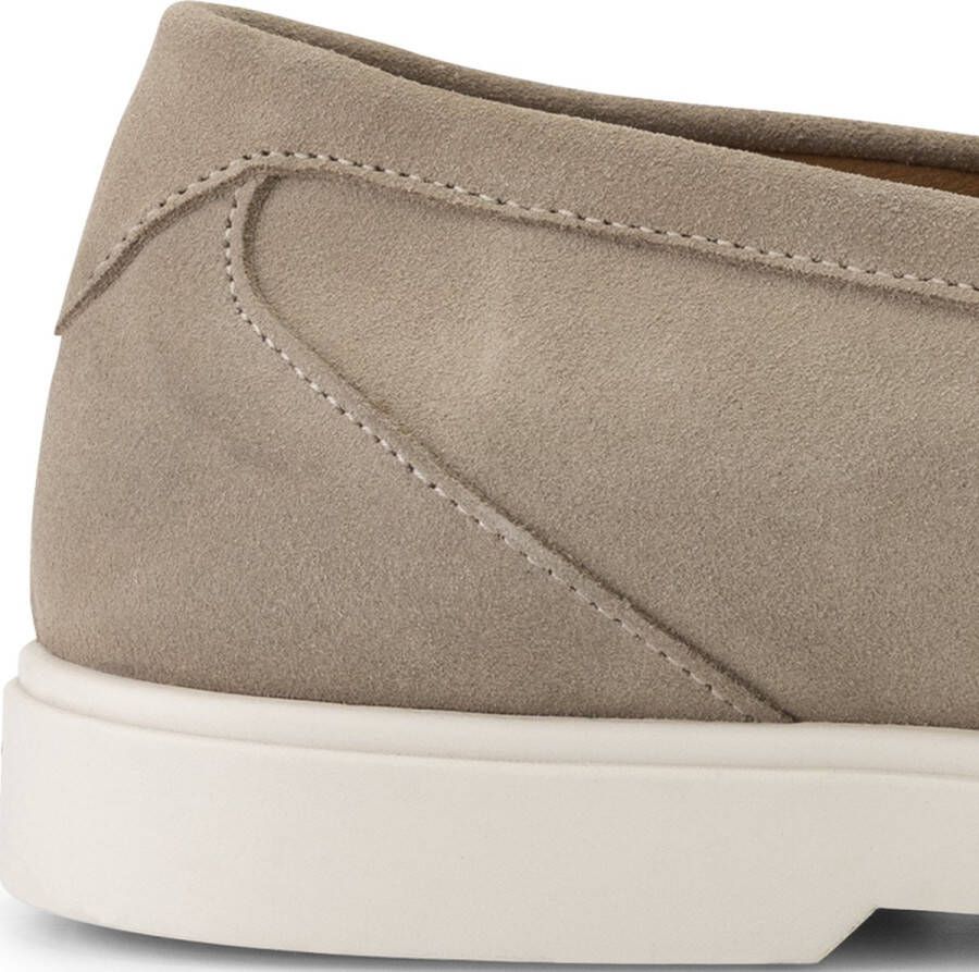 DEN BROECK DenBroeck Thomas St. Suede leren instappers heren Beige leer