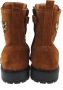 Develab 42254 Cognac Suede Veter boots - Thumbnail 3