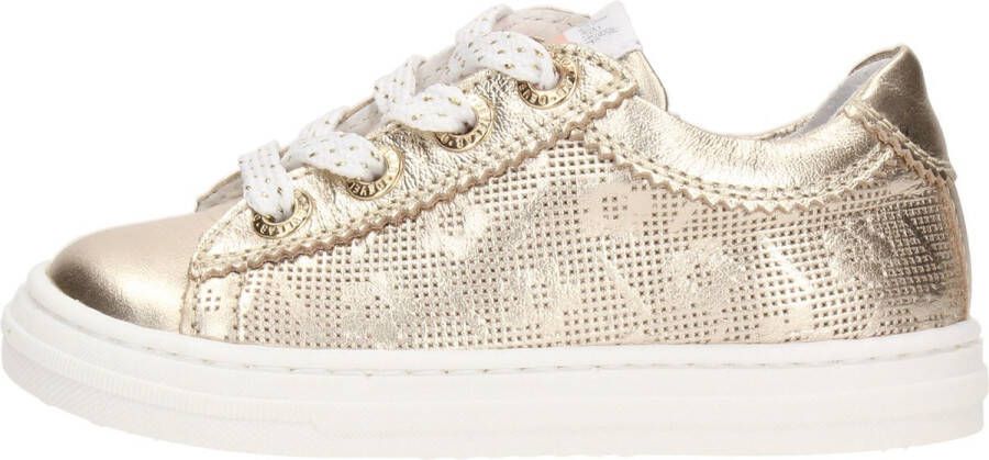 Develab 42734 Lage sneakers Leren Sneaker Meisjes Kids Goud