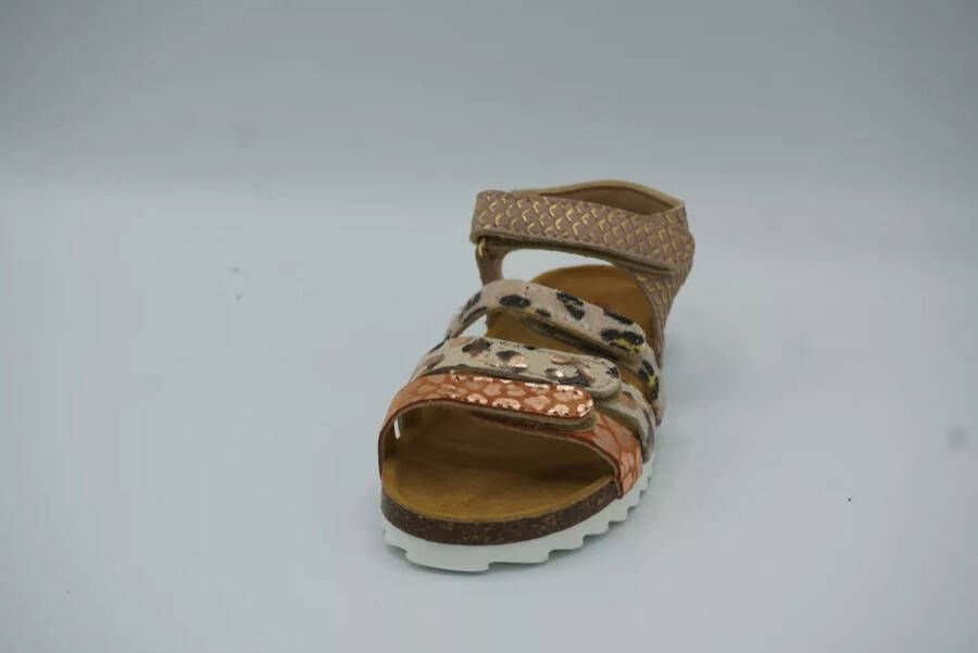 Develab 48304 leren sandalen met dierenprint goud multi Meisjes Leer Dierenprint 27 - Foto 14