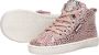 Develab 41602 leren sneakers met dierenprint oudroze Meisjes Leer Hartjes 21 - Thumbnail 7